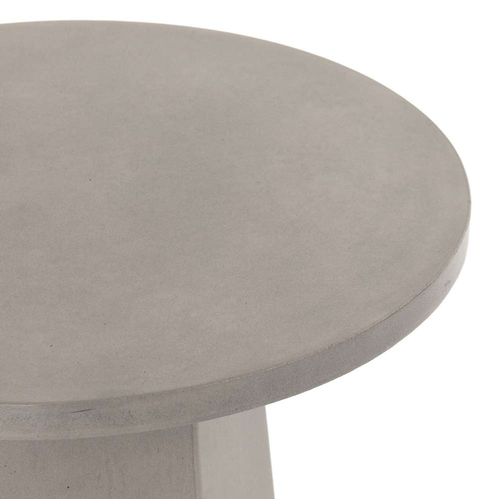 Four Hands - Bowman Outdoor End Table - Grey Concrete - VTHY-039 veiw 4