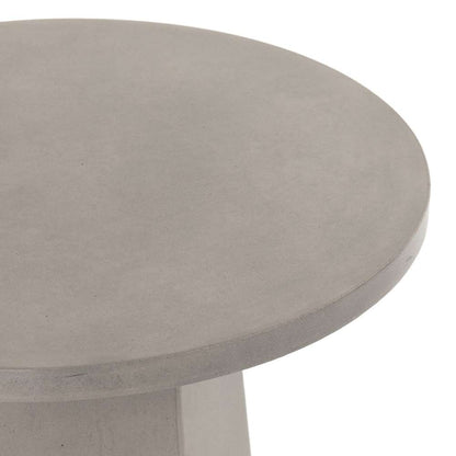 Four Hands - Bowman Outdoor End Table - Grey Concrete - VTHY-039 veiw 4