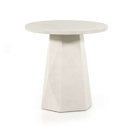 Four Hands - Bowman Outdoor End Table - White Concrete - 105430-003 veiw 1