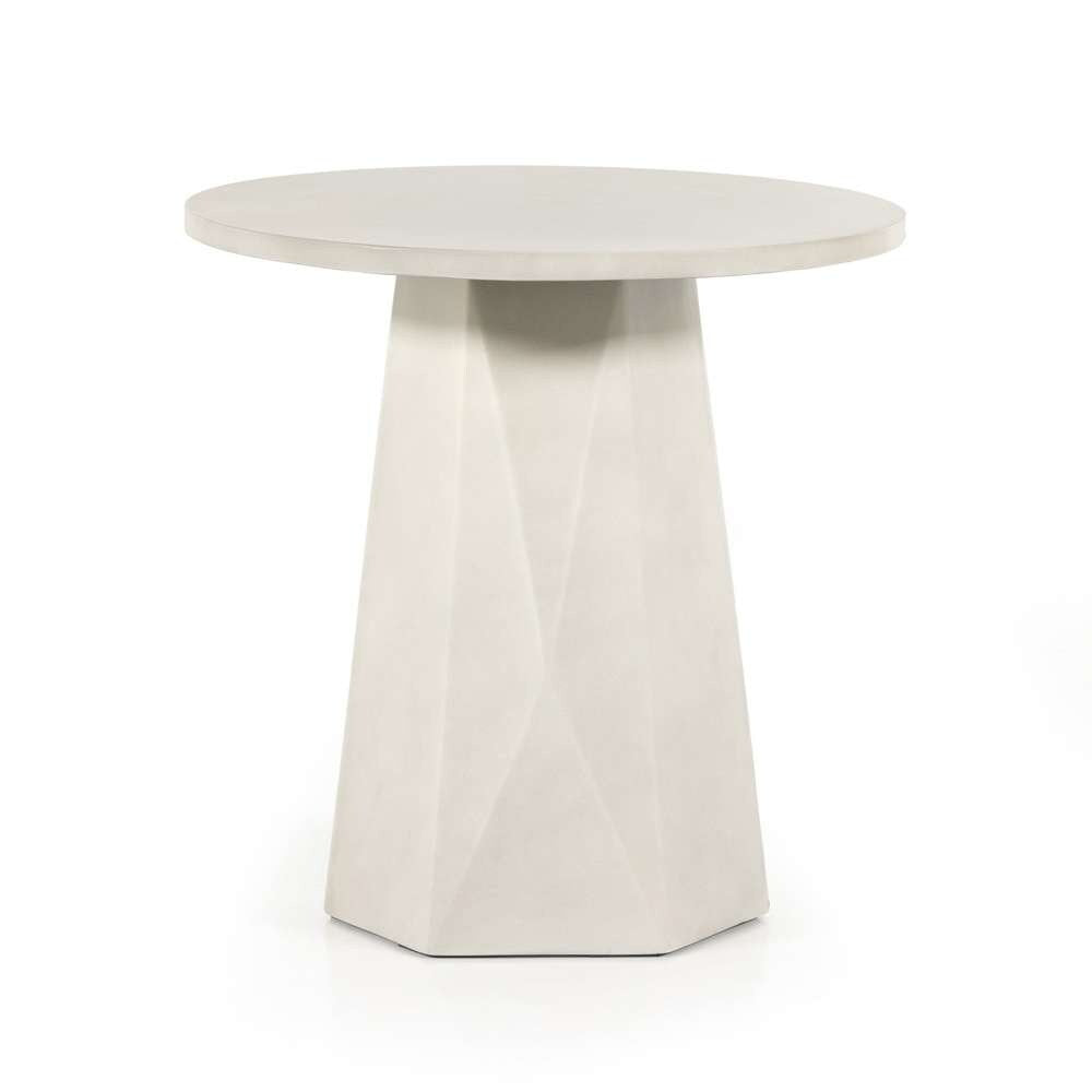 Four Hands - Bowman Outdoor End Table - White Concrete - 105430-003 veiw 6