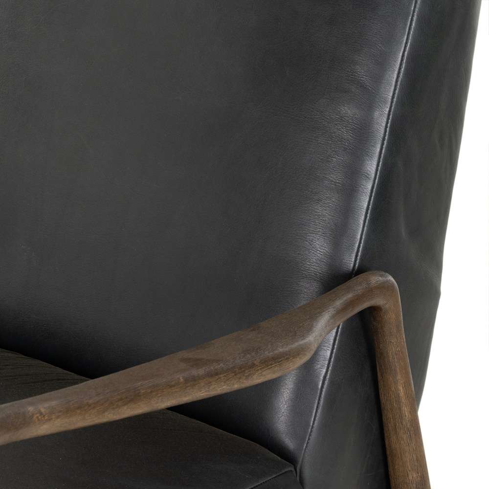 Four Hands - Braden Recliner - Dakota Black - 223406-001 veiw 8