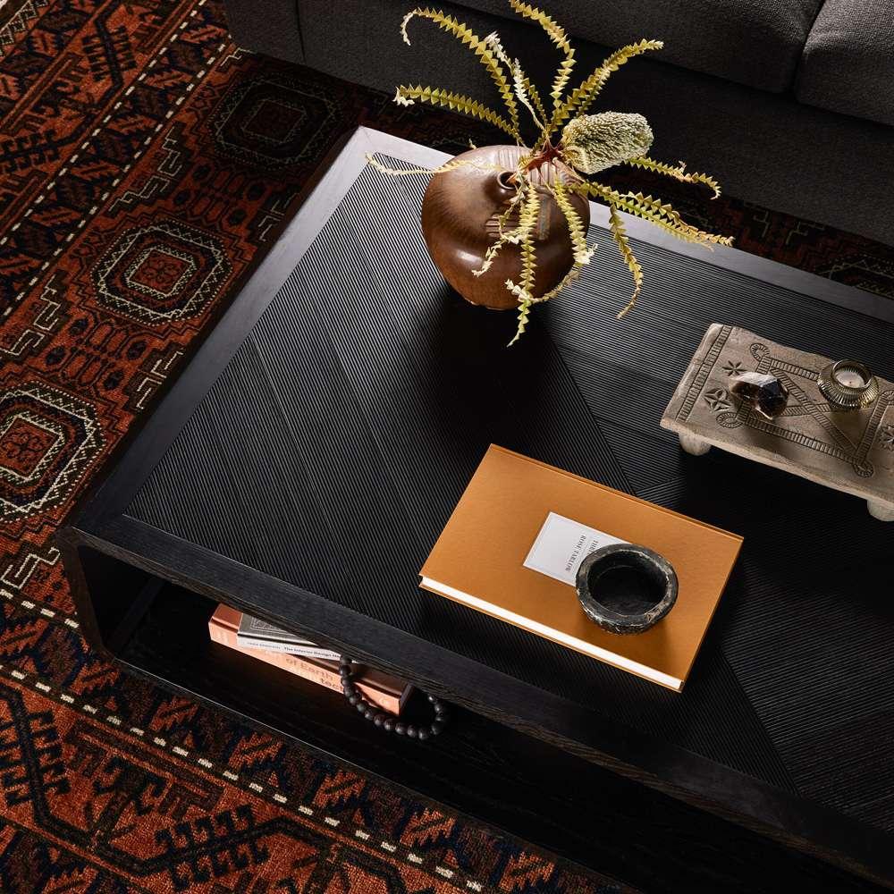 Four Hands - Caspian Coffee Table - Black Ash - 231405-002 veiw 4