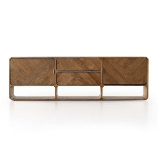 Four Hands - Caspian Media Console - Natural Ash - 231266-001 veiw 2