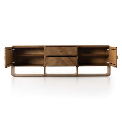 Four Hands - Caspian Media Console - Natural Ash - 231266-001 veiw 7