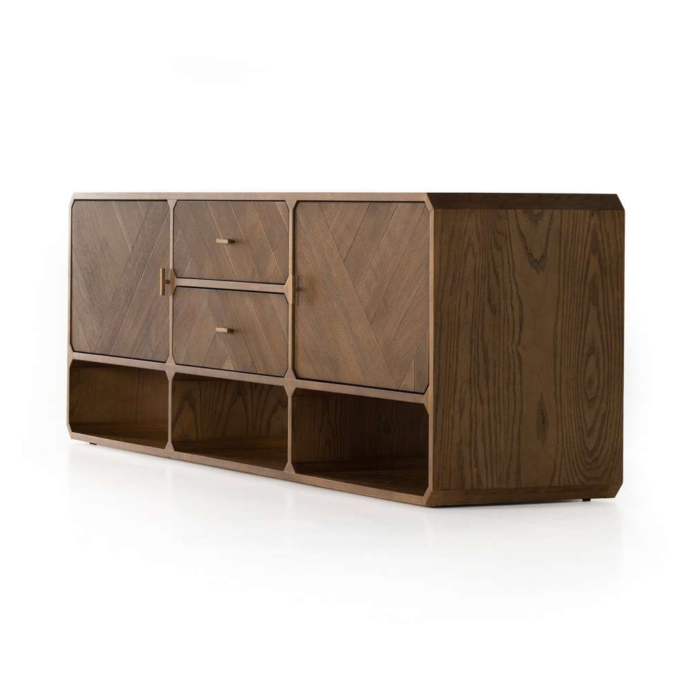 Four Hands - Caspian Media Console - Natural Ash - 231266-001 veiw 9