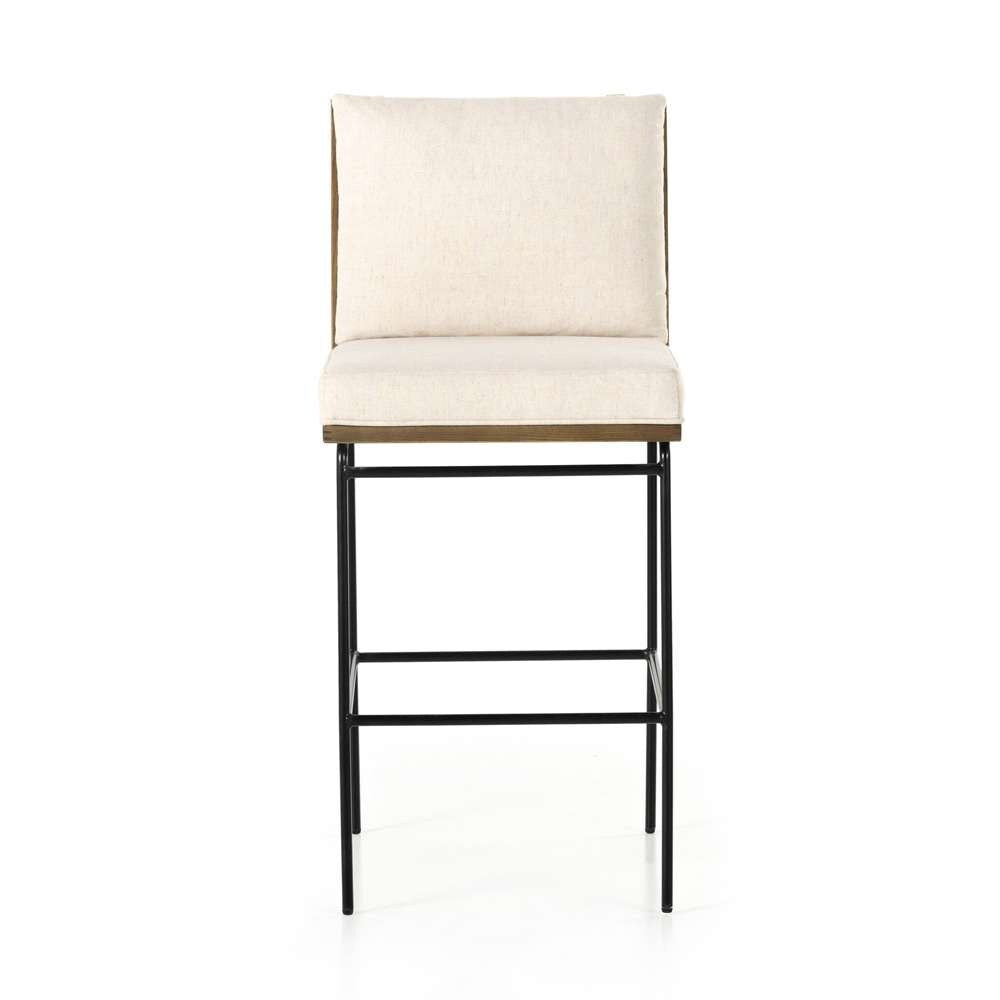 Four Hands - Crete Bar Stool - Savile Flax - 228057-009 veiw 2
