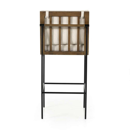 Four Hands - Crete Bar Stool - Savile Flax - 228057-009 veiw 3