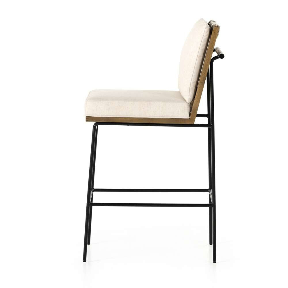 Four Hands - Crete Bar Stool - Savile Flax - 228057-009 veiw 4