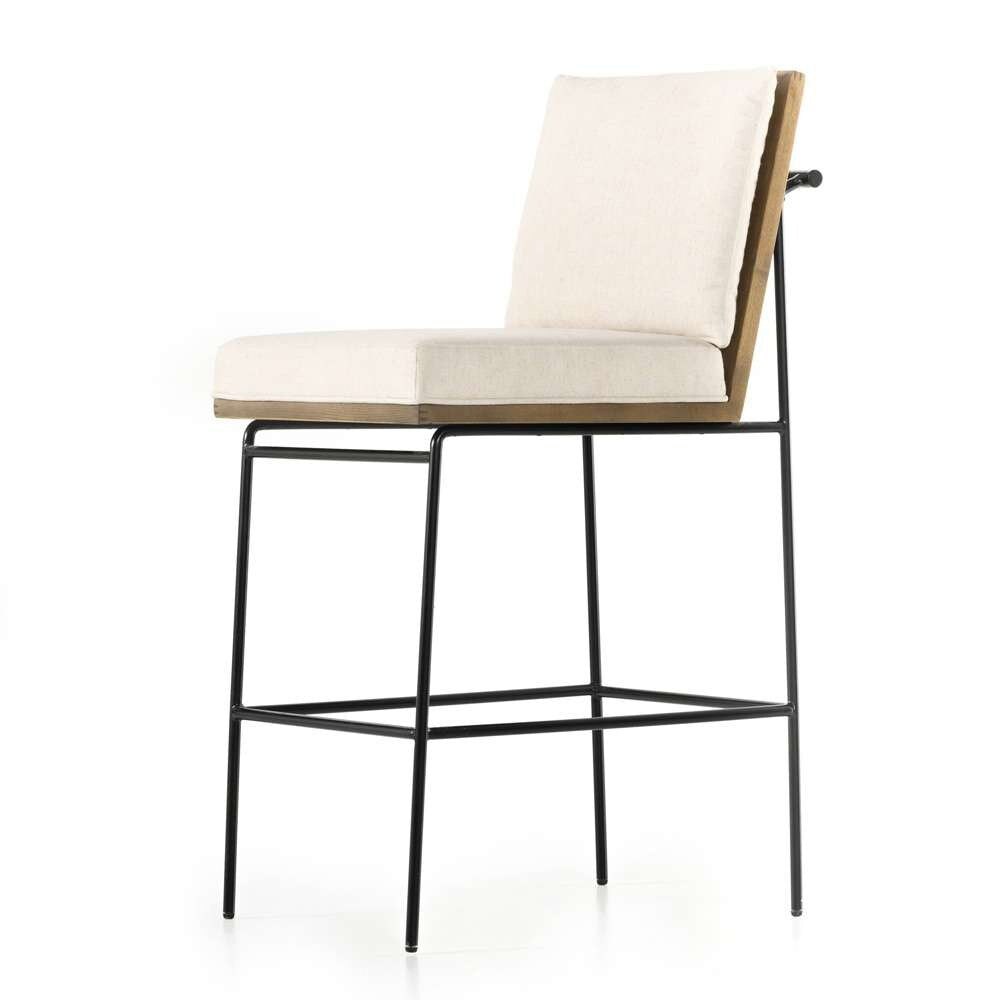 Four Hands - Crete Bar Stool - Savile Flax - 228057-009 veiw 5