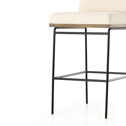 Four Hands - Crete Bar Stool - Savile Flax - 228057-009 veiw 10