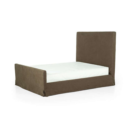 Four Hands - Daphne King Slipcover Bed - Brussels Coffee - 234702-010 veiw 2