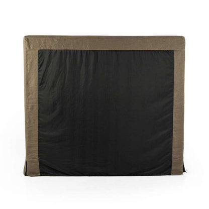 Four Hands - Daphne King Slipcover Bed - Brussels Coffee - 234702-010 veiw 4
