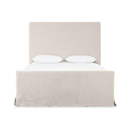 Four Hands - Daphne King Slipcover Bed - Brussels Natural - 234702-002 veiw 3