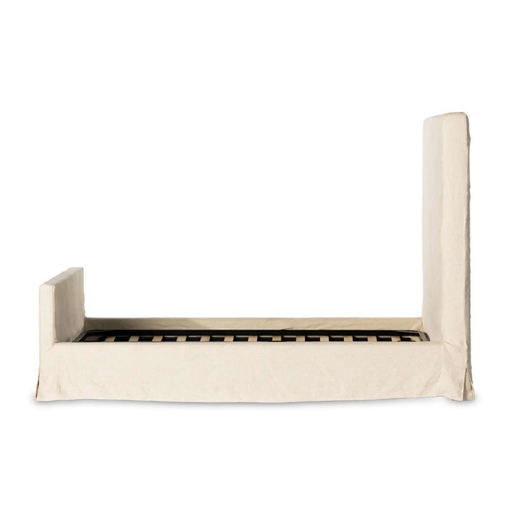 Four Hands - Daphne King Slipcover Bed - Brussels Natural - 234702-002 veiw 8