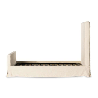 Four Hands - Daphne King Slipcover Bed - Brussels Natural - 234702-002 veiw 8