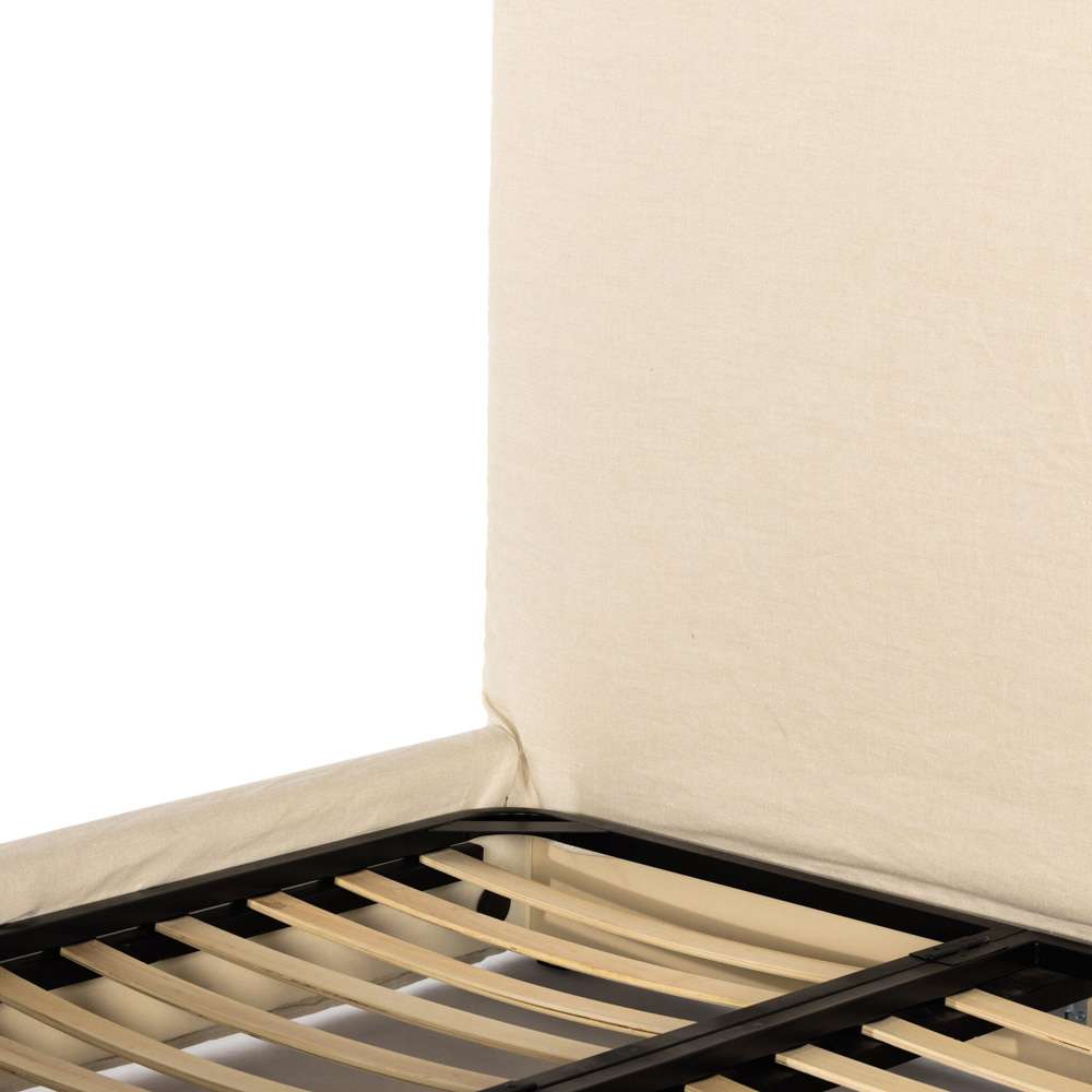Four Hands - Daphne King Slipcover Bed - Brussels Natural - 234702-002 veiw 12