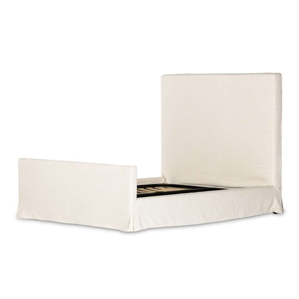 Four Hands - Daphne Queen Slipcover Bed - Brussels Natural - 234702-001 veiw 2