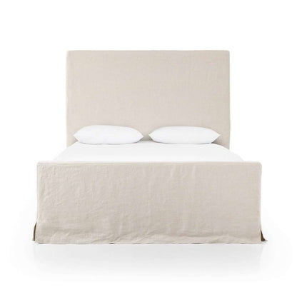 Four Hands - Daphne Queen Slipcover Bed - Brussels Natural - 234702-001 veiw 3