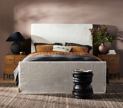 Four Hands - Daphne Queen Slipcover Bed - Brussels Natural - 234702-001 veiw 7