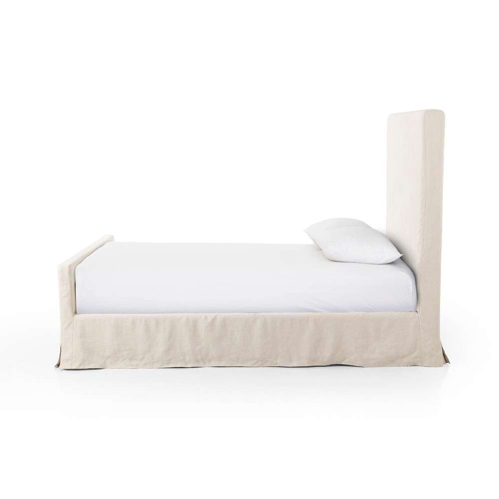 Four Hands - Daphne Queen Slipcover Bed - Brussels Natural - 234702-001 veiw 8