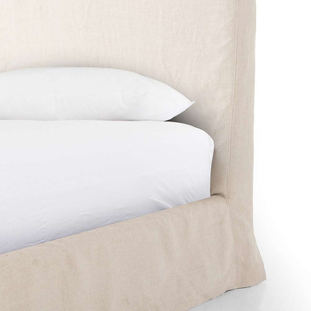 Four Hands - Daphne Queen Slipcover Bed - Brussels Natural - 234702-001 veiw 11