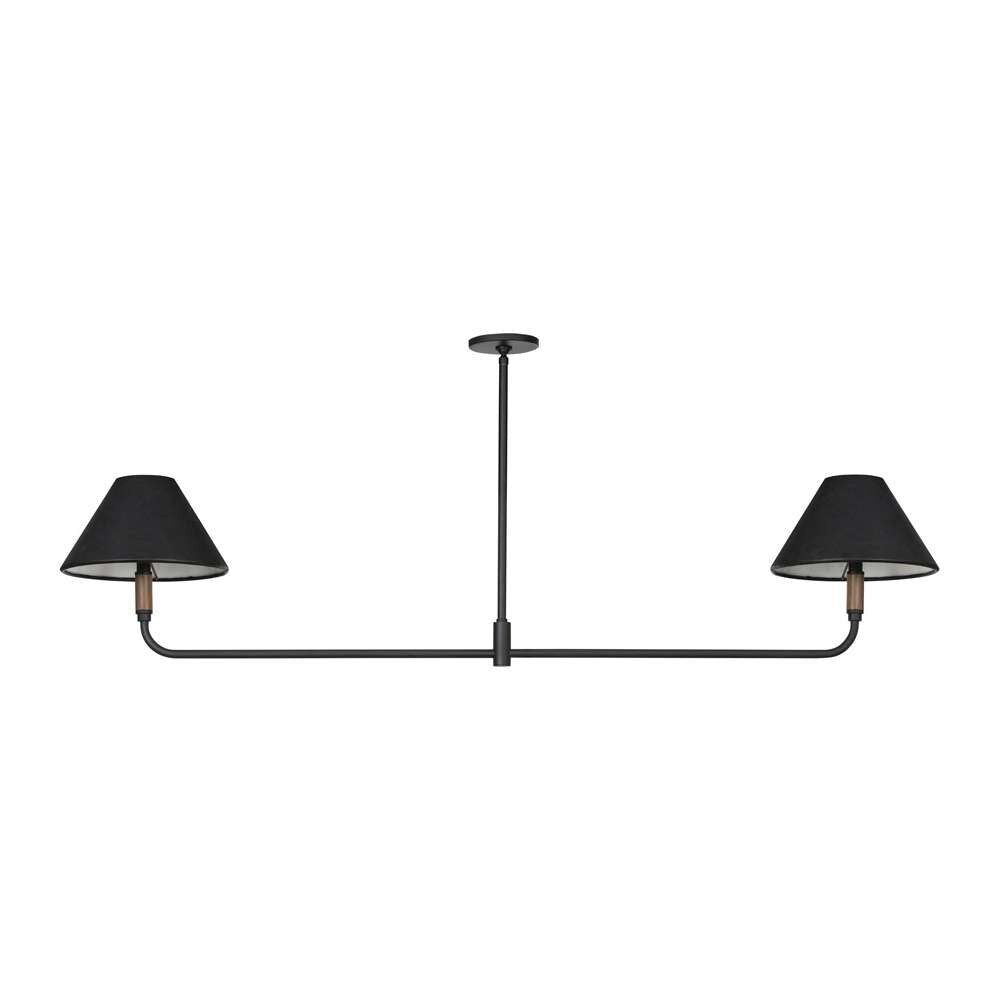Four Hands - Deacon - Cullen Linear Double Pendant - Black - 233467-002 veiw 1