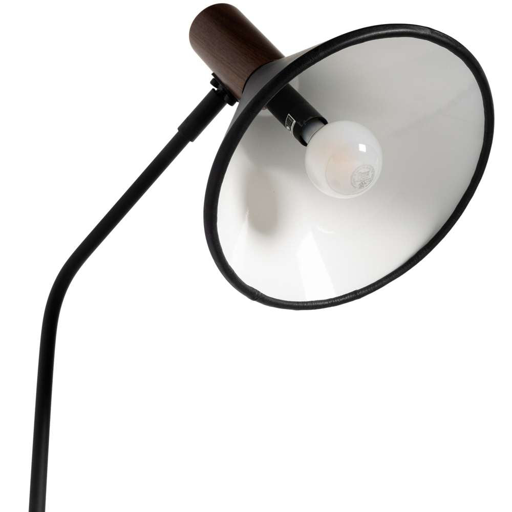 Four Hands - Deacon - Cullen Task Lamp - Black Leather - 227029-002 veiw 7