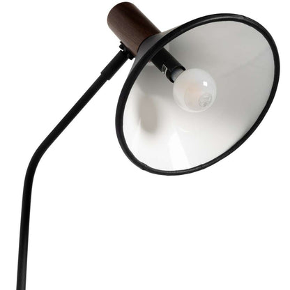 Four Hands - Deacon - Cullen Task Lamp - Black Leather - 227029-002 veiw 7