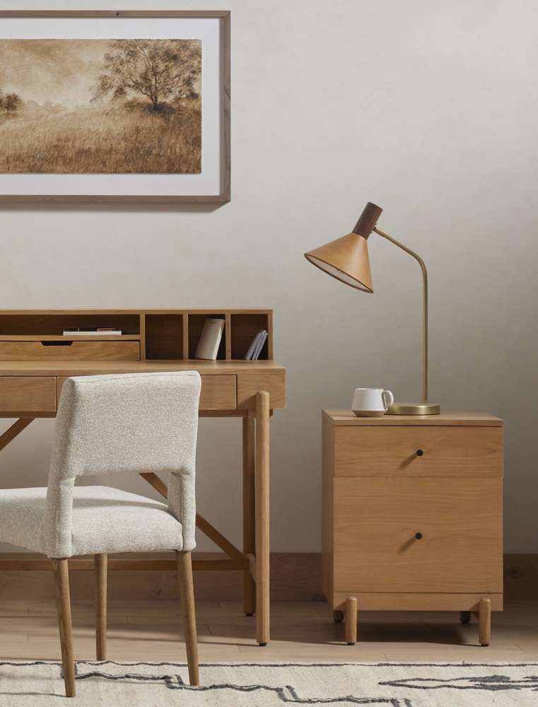 Four Hands - Deacon - Cullen Task Lamp - Natural Walnut - 227029-001 veiw 6