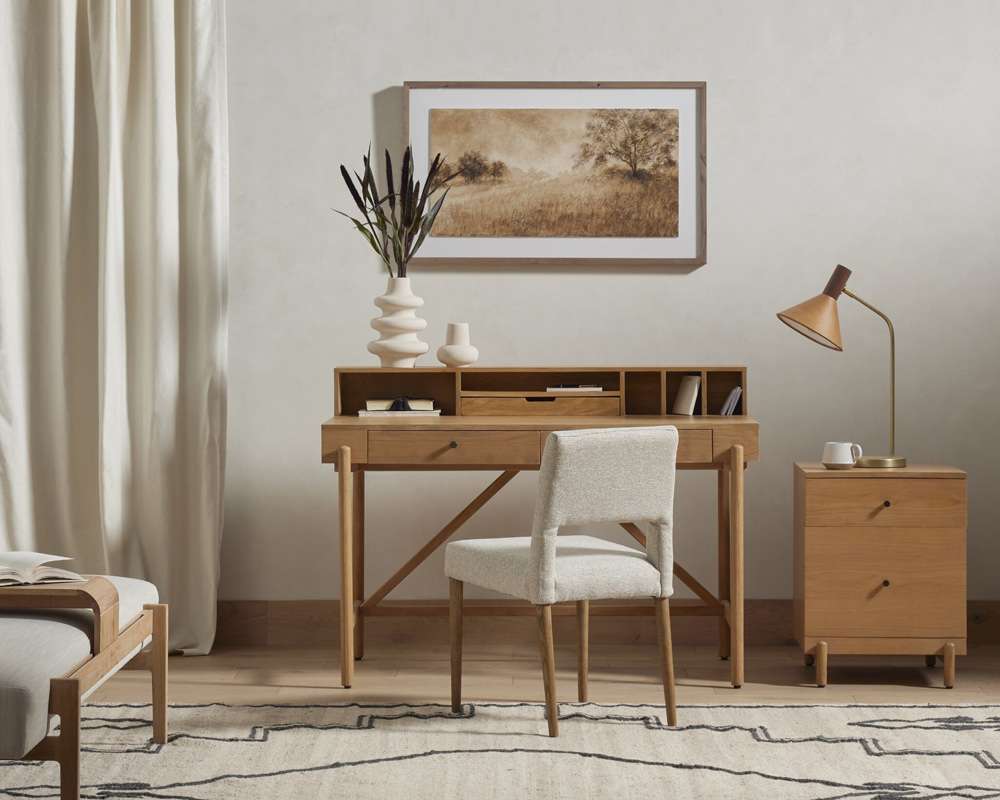 Four Hands - Deacon - Cullen Task Lamp - Natural Walnut - 227029-001 veiw 11