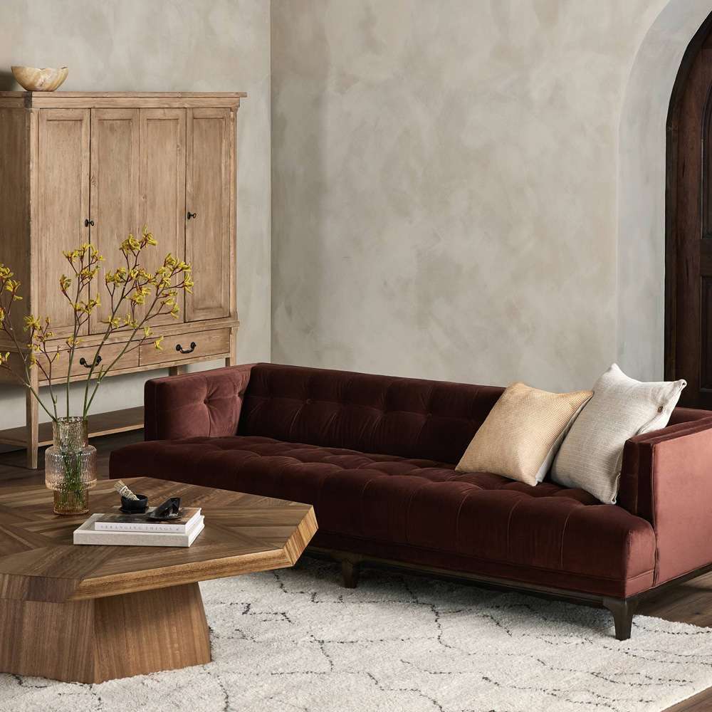 Four Hands - Dylan Sofa - Surrey Auburn - 106172-013 veiw 4