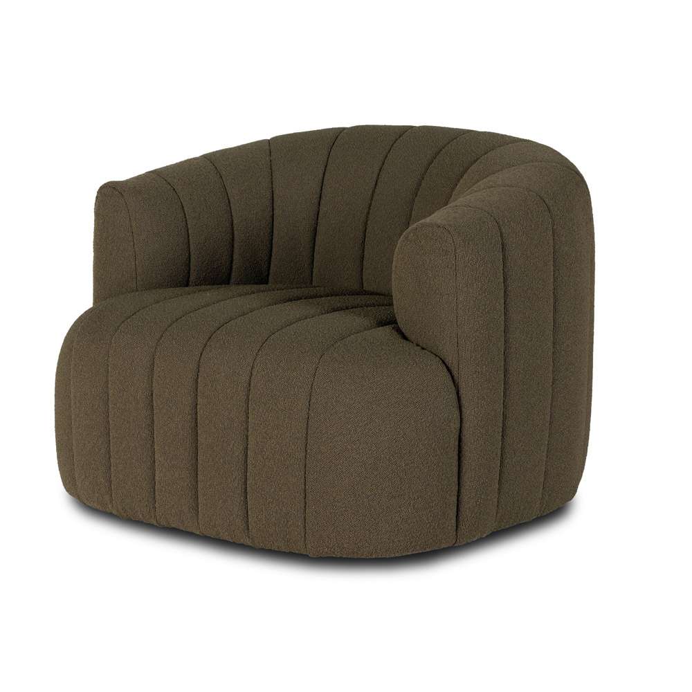 Four Hands - Elliana Swivel Chair - FIQA Boucle Olive - 235243-007 veiw 1