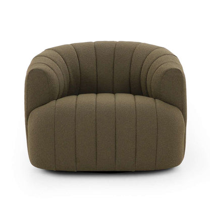 Four Hands - Elliana Swivel Chair - FIQA Boucle Olive - 235243-007 veiw 2