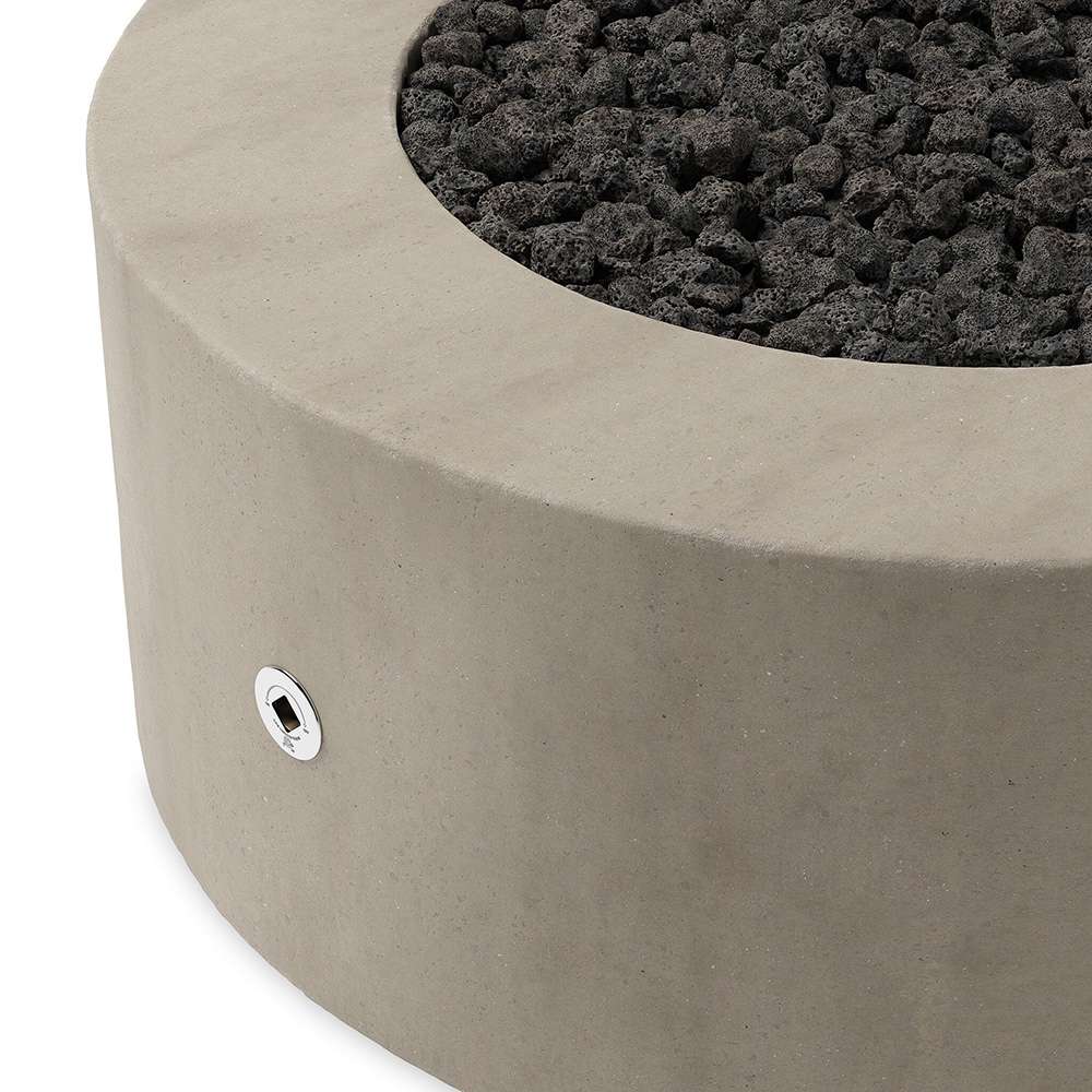 Four Hands - Falco - Damian Outdoor Fire Table - Natural Concrete - Propane - 243846-001 veiw 2