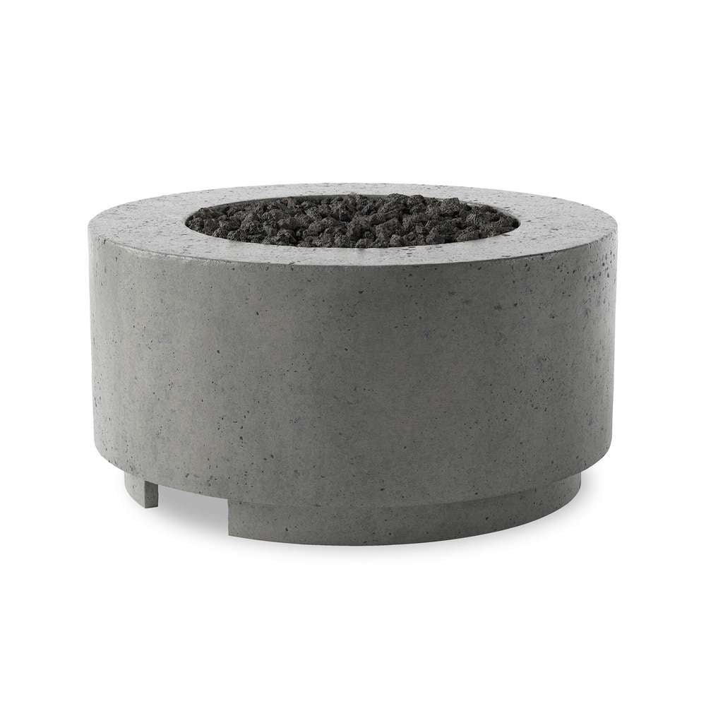 Four Hands - Falco - Damian Outdoor Fire Table - Pewter Concrete -Propane - 243846-002 veiw 1