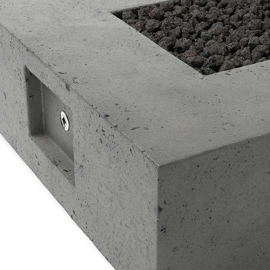 Four Hands - Falco - Donovan Outdoor Fire Table - Pewter Concrete - Propane - 243848-002 veiw 2