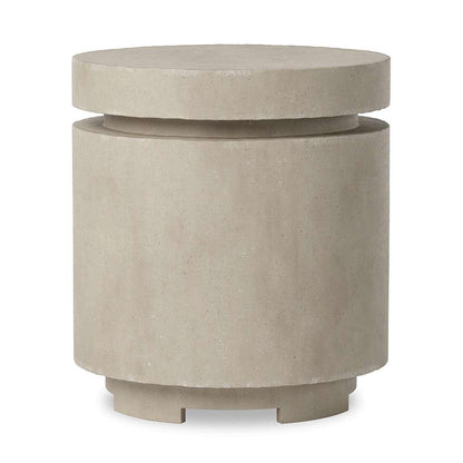 Four Hands - Falco - Higgins Outdoor Round Propane Enclosure Table - Natural Concrete - 243850-001 veiw 4