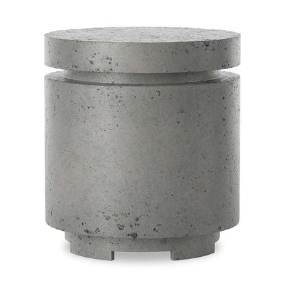 Four Hands - Falco - Higgins Outdoor Round Propane Enclosure Table - Pewter Concrete - 243850-002 veiw 4