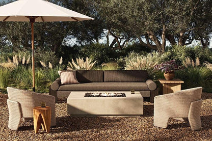 Four Hands - Falco - Kenton Outdoor Fire Table - Natural Concrete -Propane - 243852-001 veiw 5