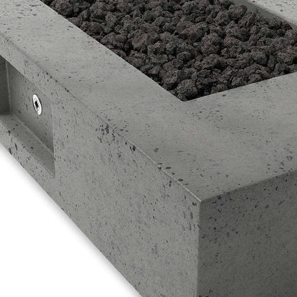Four Hands - Falco - Kenton Outdoor Fire Table - Pewter Concrete - Propane - 243852-002 veiw 2