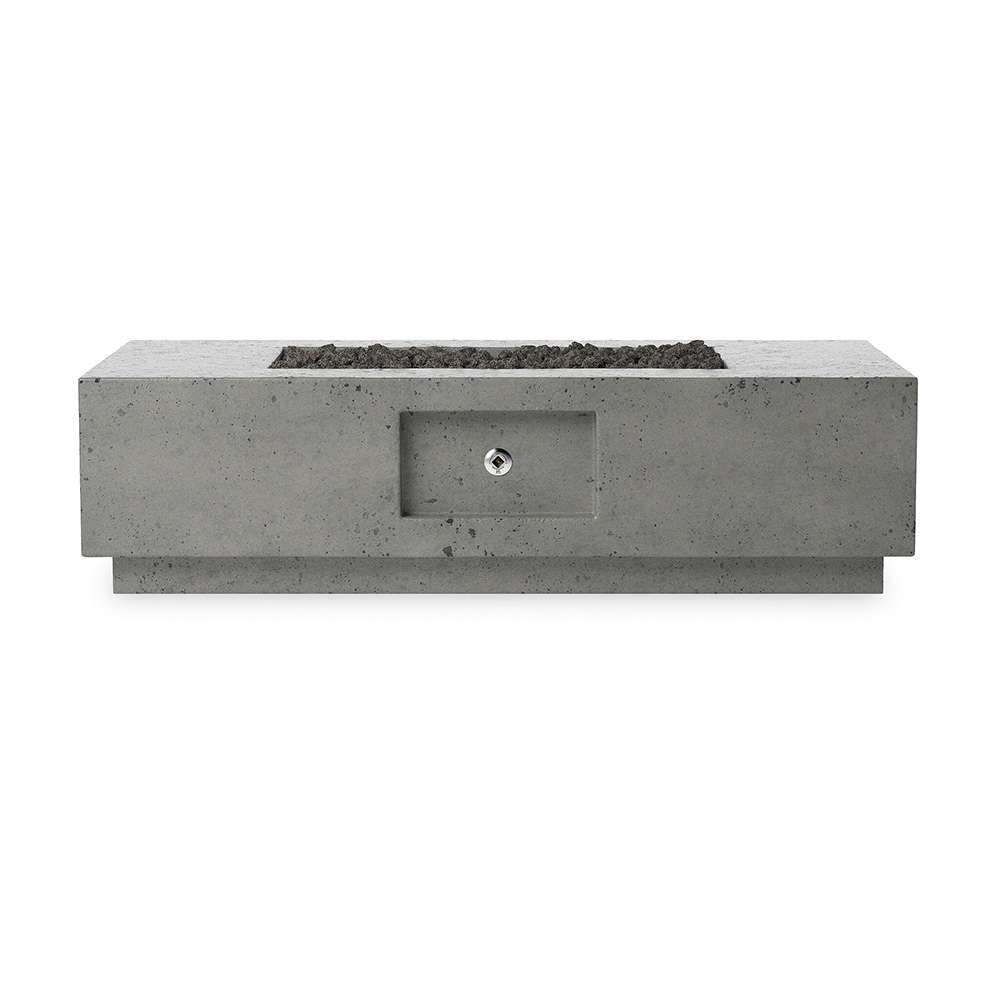 Four Hands - Falco - Kenton Outdoor Fire Table - Pewter Concrete - Propane - 243852-002 veiw 3