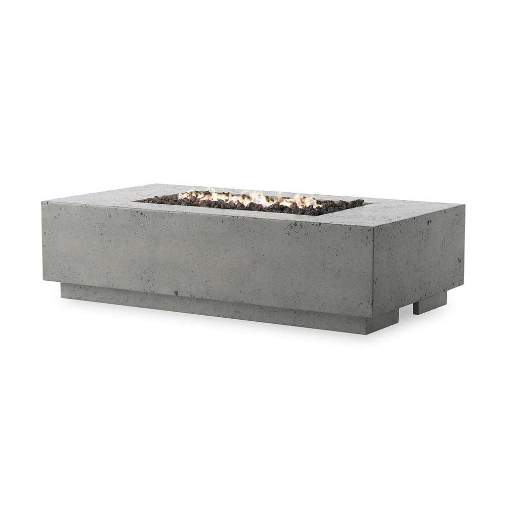 Four Hands - Falco - Kenton Outdoor Fire Table - Pewter Concrete - Propane - 243852-002 veiw 4