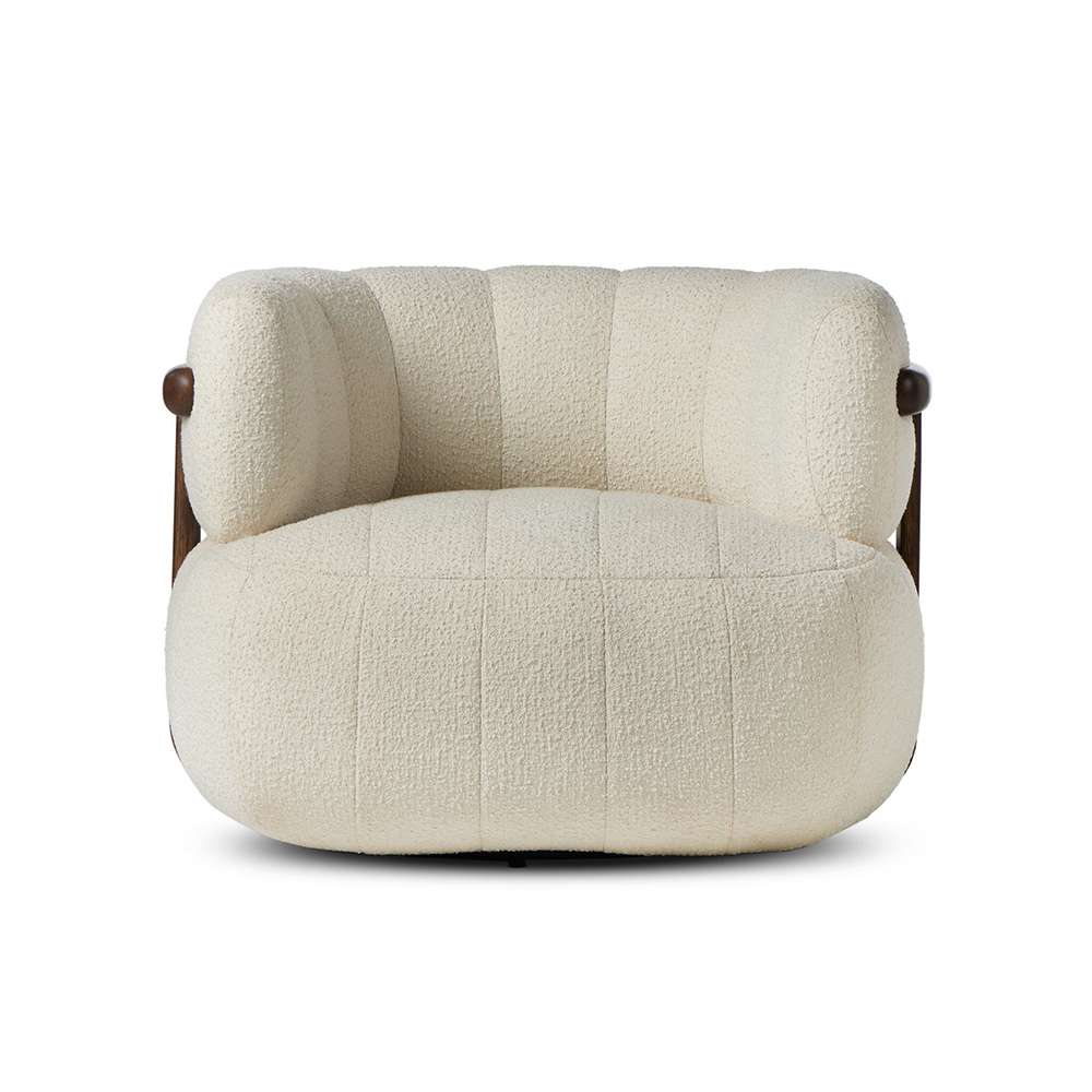 Four Hands - Farrow - Doss Swivel Chair - Altro Snow - 240673-001 veiw 11