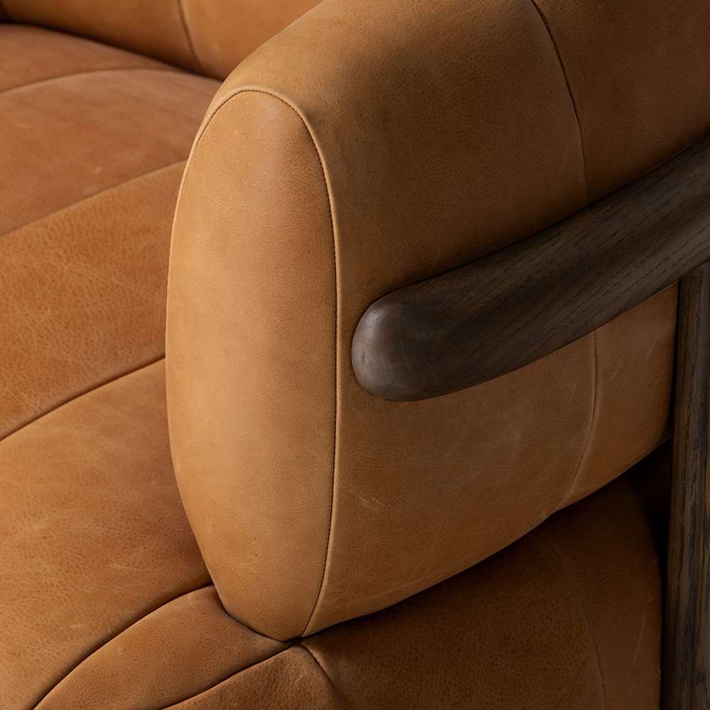 Four Hands - Farrow - Doss Swivel Chair - Palermo Cognac - 240673-002 veiw 4