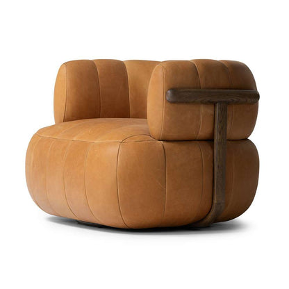 Four Hands - Farrow - Doss Swivel Chair - Palermo Cognac - 240673-002 veiw 9