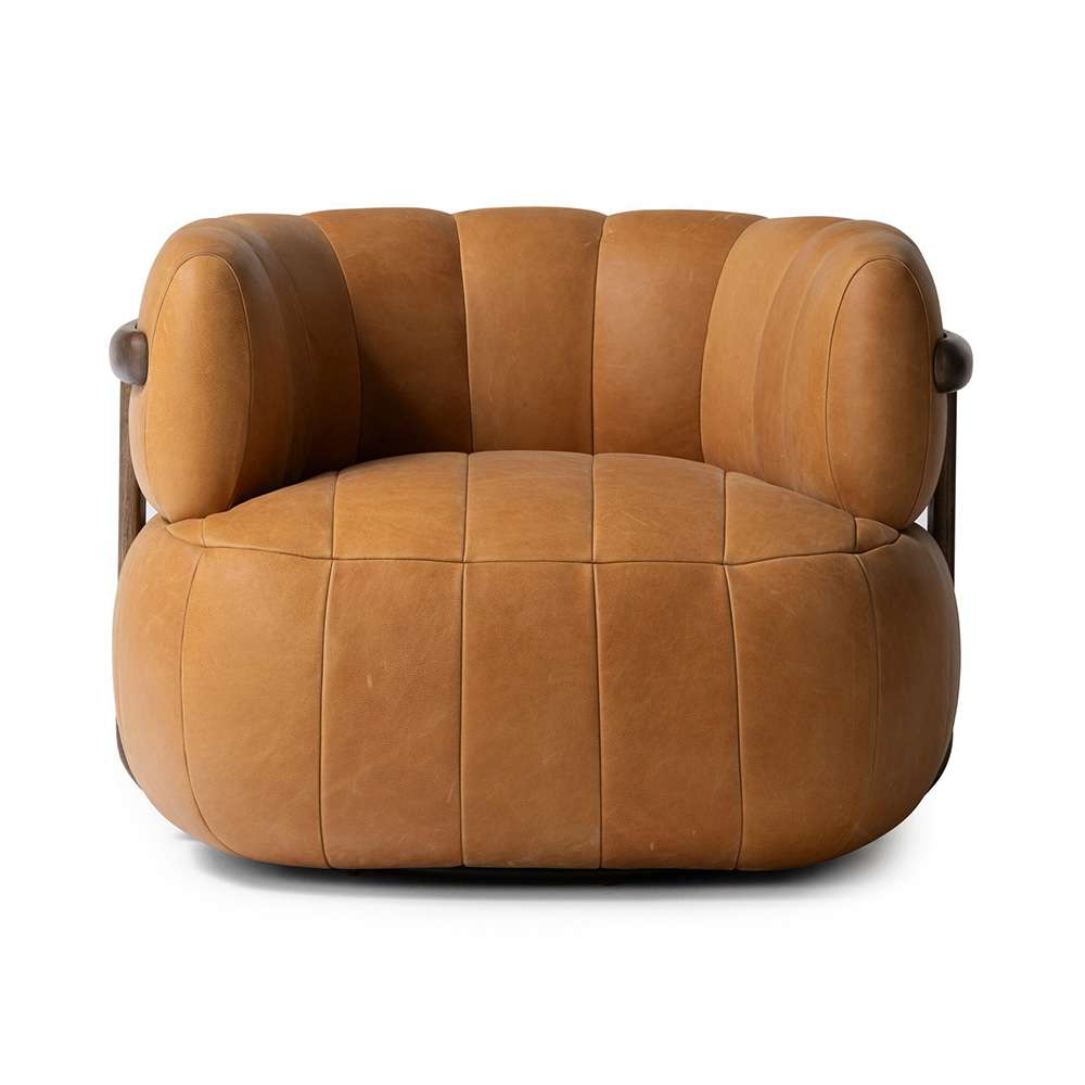 Four Hands - Farrow - Doss Swivel Chair - Palermo Cognac - 240673-002 veiw 12