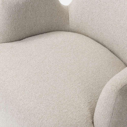 Four Hands - Farrow - Reed Swivel Chair - Crete Pebble - 240664-001 veiw 6