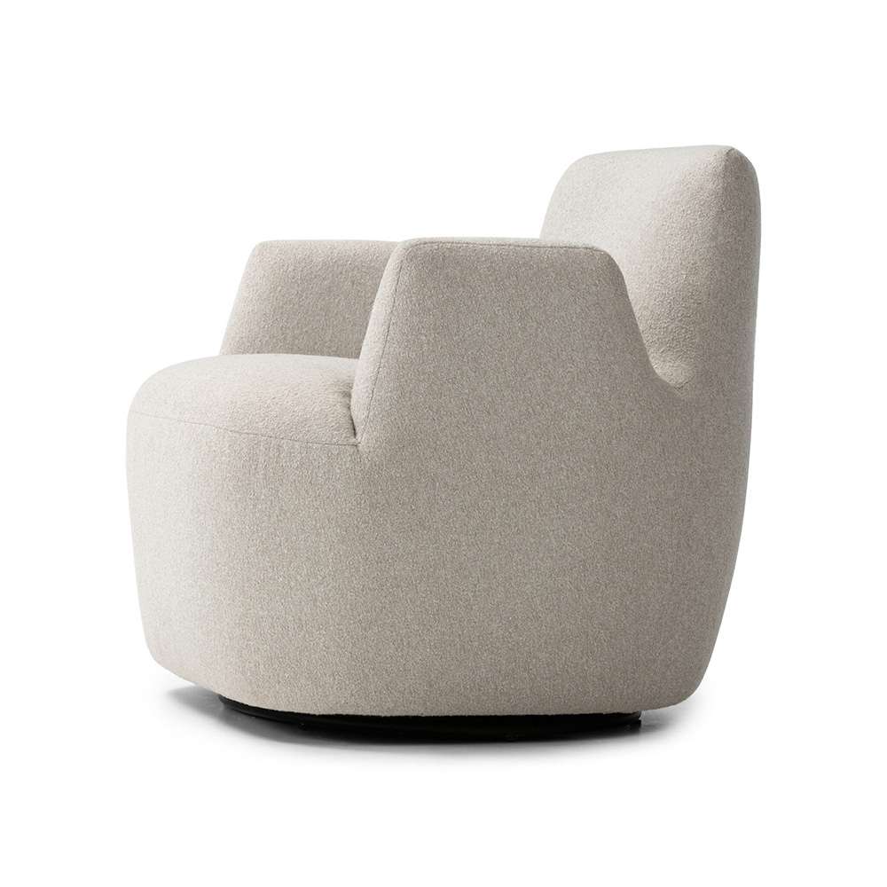 Four Hands - Farrow - Reed Swivel Chair - Crete Pebble - 240664-001 veiw 10