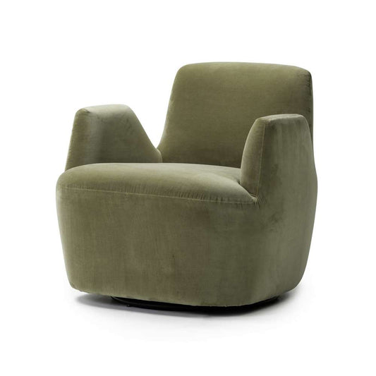 Four Hands - Farrow - Reed Swivel Chair - Sapphire Sage - 240664-002 veiw 1