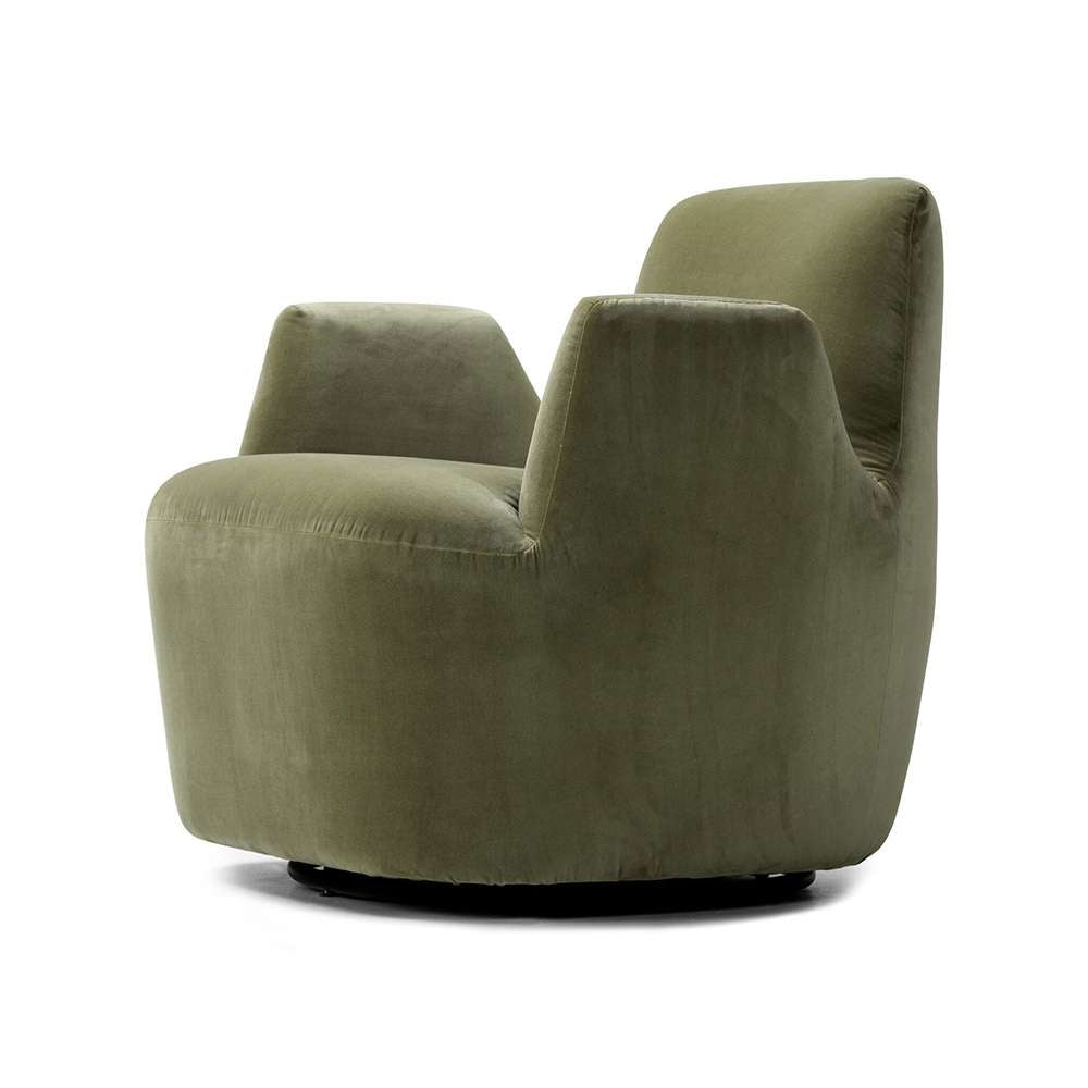 Four Hands - Farrow - Reed Swivel Chair - Sapphire Sage - 240664-002 veiw 10
